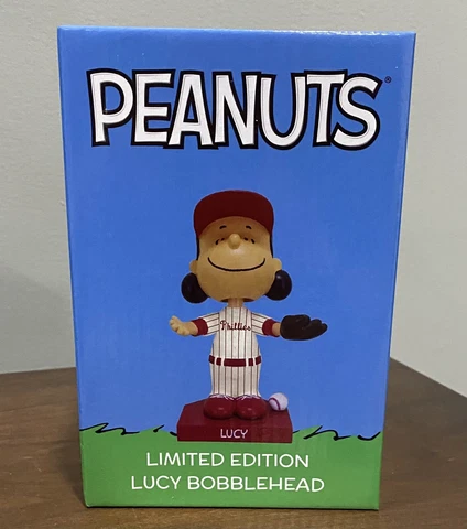 2022 Philadelphia Phillies Peanuts LUCY Bobblehead SGA - 8/22/22 - New in Box!!! Cover