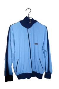 Vintage unisex Grasshopper zipper high neck blue track jacket M/L|L30 W23| 6692 - Bild 1 von 5