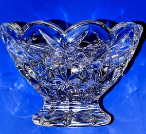 WATERFORD MARQUIS Crystal Amway Diamond Collection LOTUS CANDLESTICK HOLDER - Picture 1 of 13