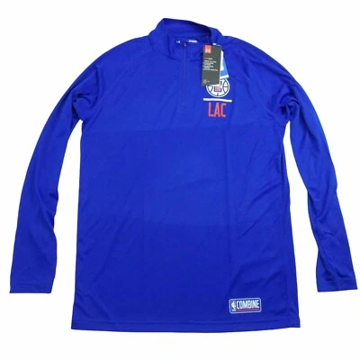 Under Armour LA Clippers Mens 2XL XXL Pullover Shirt  1/4 Zip Combine Heatgear * - Image 1 of 4