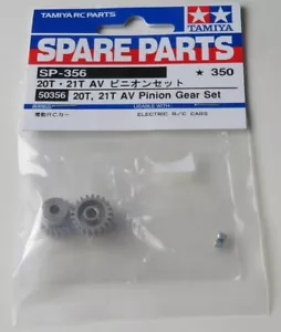 Tamiya 50356 20T 21T AV Pinion Gear Set NEW TA01 TA02 FF02 TL01 TB01 M02 M03 - Picture 1 of 1
