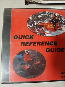 OEM Arctic Cat 2256-647 All ATV & Snow Quick Reference Guide - Picture 1 of 2