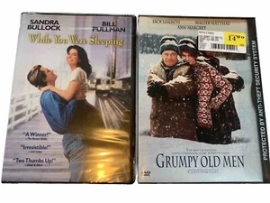 Romance Double Feature DVD Duo Grumpy Old Men DVD & While You Were Sleeping NEW - Picture 1 of 10