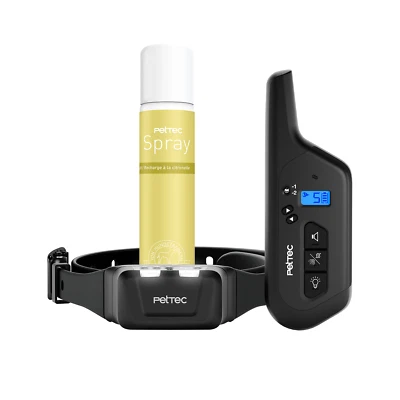 PetTec Erziehungshalsband Hund, Trainingshalsband, Ferntrainer, Sprühhalsband - Bild 1 von 4