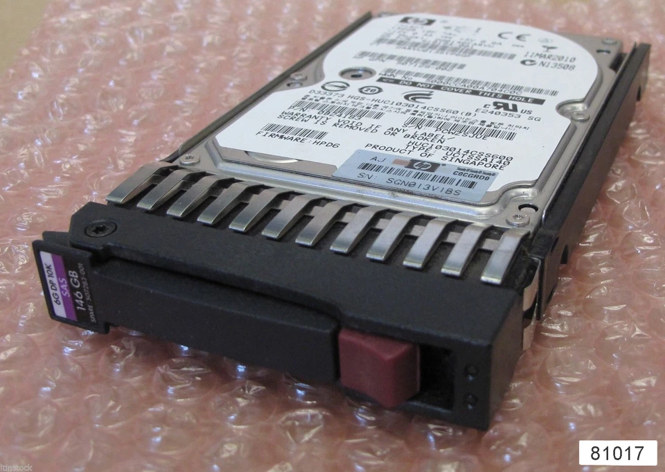 HP 146gb 10K SAS 2.5" Hot Plug Drive 432230-001  430165-003  ProLiant Servers - Image 1 of 1