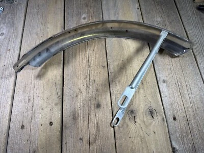 "Guardabarros y soporte de bicicleta de 20 pulgadas de colección bicicleta muscular rueda trasera 20""" Foto 1 de 4