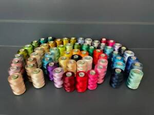 80 PC Indian Silk Embroidery Threads Machine Spool Thread Spool Thread Sewing