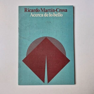 Ricardo Martín-Crosa - Acerca de lo bello - 1978 - Imagen 1 de 2