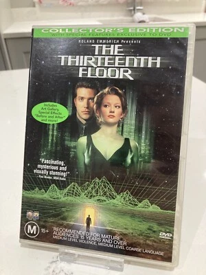 The Thirteenth Floor Collector's Edition Region 4 DVD VGC FREEPOST - Image 1 of 3