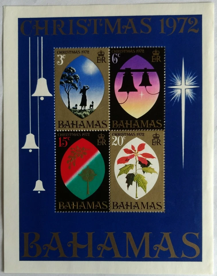 128. SELLO BAHAMAS 1972 S/S NAVIDAD. MNH Foto 1 de 1