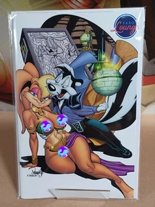 Faro's Lounge Jose Varese Lola Bunny Star Wars Mashup Slave Leia Cosplay Completo N - Foto 1 di 2