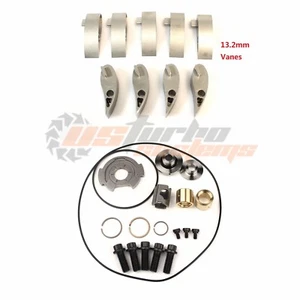 6.0L Powerstroke 6.6L Duramax GT37VA Turbo Nozzle Ring Vanes 9PCS + Repair Kit - Picture 1 of 10