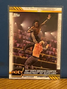 2021 Topps WWE NXT NXT North American Champion Damian Priest Def. Dexter Lumis - Picture 1 of 2
