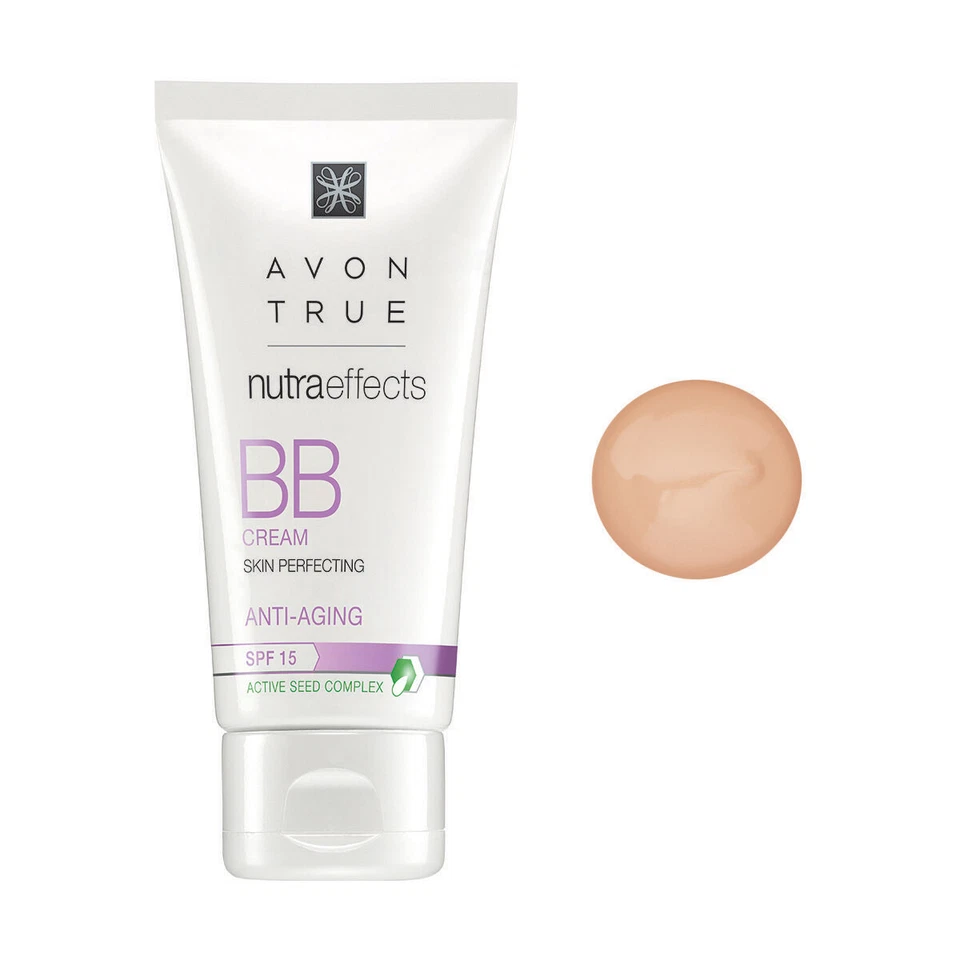 Crema Avon True Nutra Effects ANTIENVEJECIMIENTO BB SPF15 - 30 ml - Complejo de semillas activas Foto 1 de 4