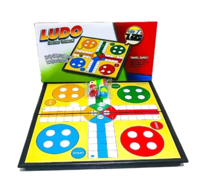 MAGNETIC LUDO GAME BOARD FAMILY CLASSIC SMALL GAME GROUP TRAVEL PLAY GIFT - Image 1 of 2