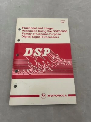Motorola (Digital Signal Processors) DSP manuals 1993 DSP56000 - APR3/D Rev. 1 - Image 1 of 4