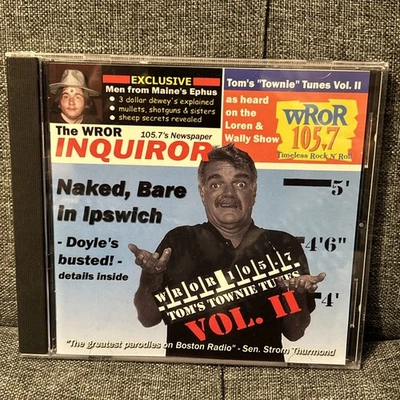 RARE! Tom Doyle Tom's Townie Tunes Vol. 2 CD Loren & Wally WROR 105.7 FM Boston - Imagem 1 de 4