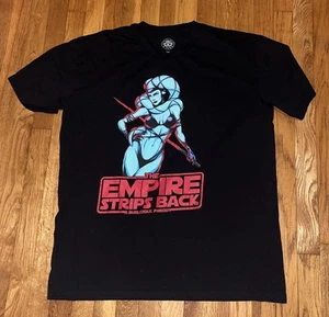 The Empire Strips Back Burlesque Parody Men’s T-shirt Sise 2XL - Imagen 1 de 5