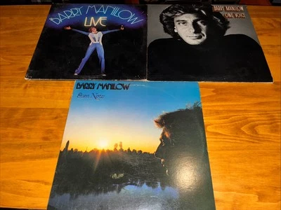 Barry Manilow 3 LP LOT-Vinyl Records/Live/Even Now One Voice/Vintage Pop/VG - Image 1 of 3
