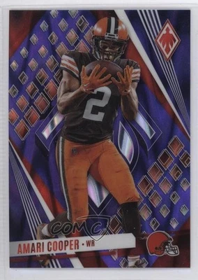 2023 Panini Phoenix Purple Seismic /125 Amari Cooper #80 - Image 1 of 2