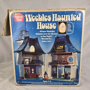 Weeble Wobble 1976 Casa Embrujada Plegable Juguetes Coleccionables De Colección con Caja Hasbro - Imagen 1 de 8