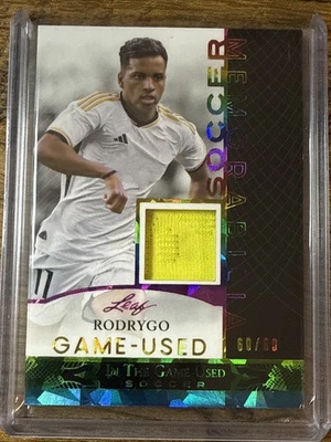 Rodrygo, #/60 Parche Memorabilia, Arco Iris, 2024 Hoja en el Juego Usado #GUSM-24 Foto 1 de 3
