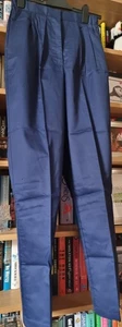 Women's Alexandra Elasticated Waist Navy Workwear Trousers- Size 12 - Picture 1 of 1