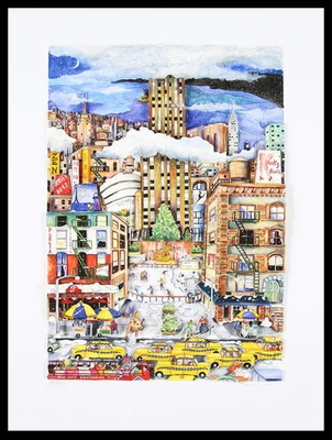 Pergola, Linnea - Light Snowfall in NYC e.a. - Giclee/Hahnemühle - autographed - Image 1 of 2