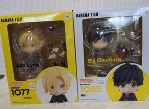 Juego de 2 figuras de acción Nendoroid Banana Fish Eiji Okumura Ash Lynx 4 pulgadas Japón - Imagen 1 de 6