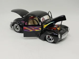 Shyne Rodz 1:18 Scale Black With Flames 1941 Willy's Coupe - Picture 1 of 15