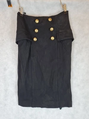 Falda negra manola Diane Von Furstenberg para dama talla 4 (Estados Unidos) 8 (Reino Unido) Foto 1 de 4