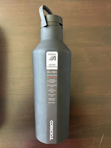 Corkcicle 32 oz Series A Sport Canteen Matte Black Water Bottle *NEW* - Picture 1 of 8