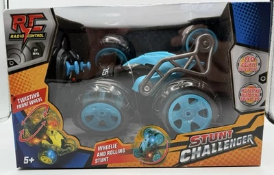 Stunt Challenger RC Radio Control LED Double Sided Lite Twisting Front Wheel Toy - Image 1 of 4