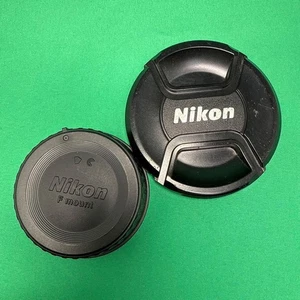 Nikon F Mount Lens Cap LF-4 with 67mm Front Lens Cap Set - Picture 1 of 2