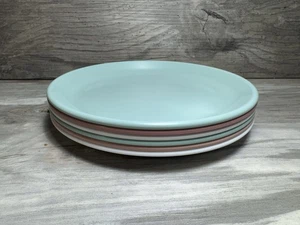 Lot of 6 Rubbermaid Assorted Vintage Lunch Melamine Plastic 8” Plates #3838 - Picture 1 of 14