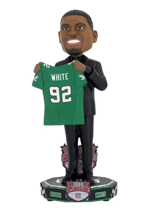Foco Reggie White Philadelphia Eagles 1984 Draft Bobblehead, Limited quatity