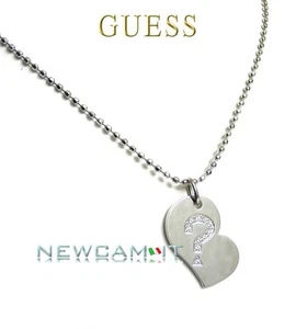 GUESS STEEL COLLANA A FORMA DI CUORE E SWAROVSKI USN80909 Listino € 59,00 JEWELS - Foto 1 di 1