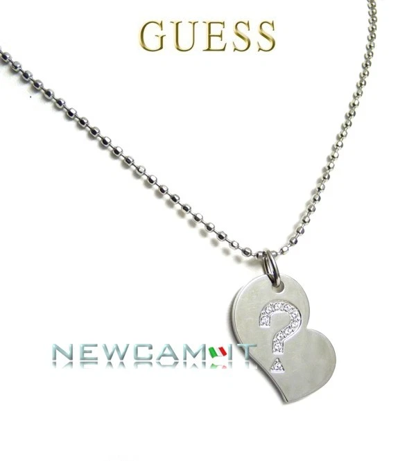GUESS STEEL COLLANA A FORMA DI CUORE E SWAROVSKI USN80909 Listino € 59,00 JEWELS - Immagine 1 di 1