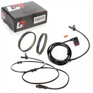 2x ABS-Sensor und ABS-Ring Set Hinterachse Drehzahlregler für MERCEDES W211 S211 - Bild 1 von 12