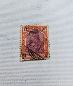 Sello postal Reich alemán 1 1/4 M 03/69 - Imagen 1 de 4