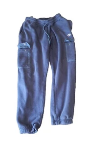 Champion Men's Size Large Light Blue Script Joggers Sweatpants Drawstring - Picture 1 of 10