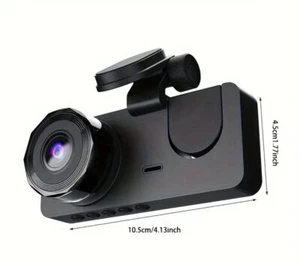 32GB 4K Dash Cam - Backup Camera with Night Vision, WDR, G-Sensor, Motion Detect - Picture 1 of 5