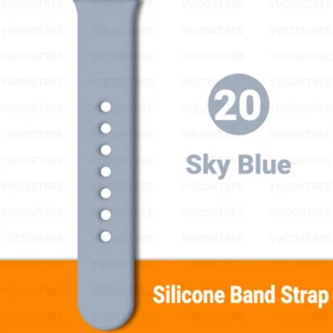 Silicone Watch Strap Band For Watch Series 1 2 3 4 5 6 7 8 9 Sport 38/40/41/42/4 - Picture 1 of 49