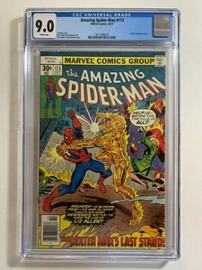 AMAZING SPIDER-MAN #173 CGC 9.0 / White Pages (1963 1st Series) - Picture 1 of 6
