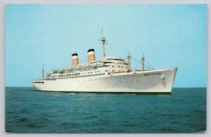 SS Constitution Sunliner Ship, American Export Lines, postal vintage - Imagen 1 de 2