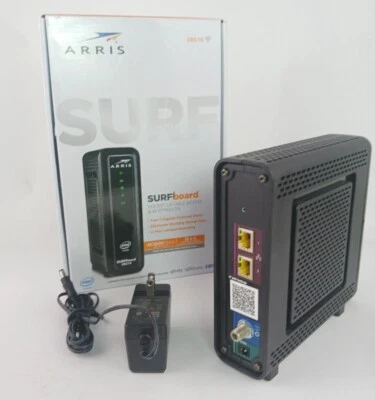 ARRIS Surfboard SBG10 DOCSIS 3.0 Cable Modem & Wi-Fi Router used clean - Image 1 of 4