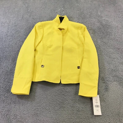 NINA MCLEMORE 夹克女式 4 Suzanne 夹克外套黄色西装外套 795 美元 — 第 1/4 张图片