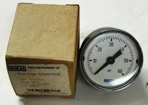 WIKA PRESSURE GAUGE 9690225 0-60 PSI 1/8" CONNECTION 1.5" DIAMETER - Picture 1 of 6