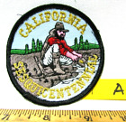 Patch veste vintage californien sesquicentennial 1998 or prospector souvenir A