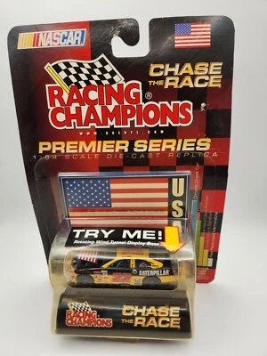 NASCAR RACING CHAMP Caterpillar #22 Ward Burton 1:64 CHASE THE RACE USA FLAG CAR - Image 1 of 4